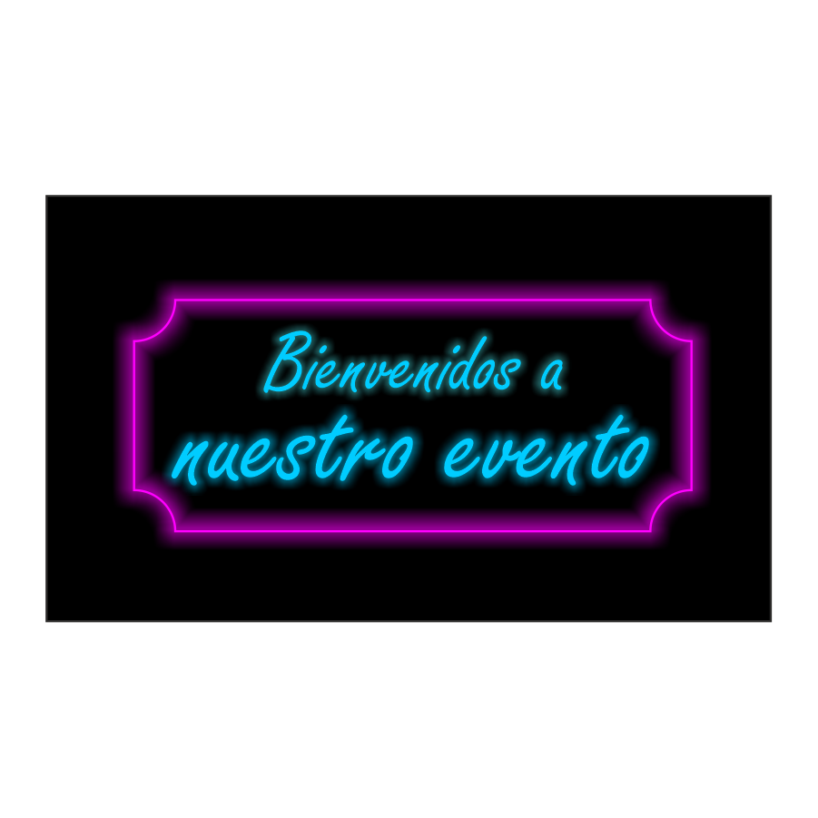 Neon led para eventos